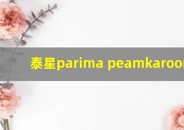 泰星parima peamkaroonrath